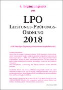 Leistungs-Prüfungs-Ordnung (LPO) 2018 - 4. Ergänzungssatz Januar 2020